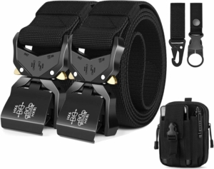 Leskyair 2er Herren Taktischer Gürtel