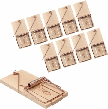 VonBueren 10 x Mausefalle Schlagfalle